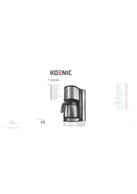 Notice Koenic KCM 207 Кофемашина