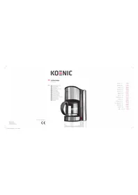 Notice Koenic KCM 107 Кофемашина