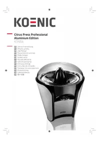 Notice Koenic KCP856 Соковыжималка