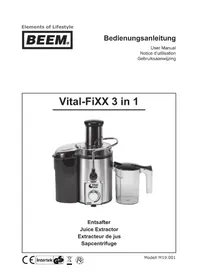 BEEM VitalFiXX 3 in 1 - Juicer