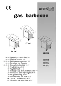 Notice GRANDHALL IT1002 Barbecue