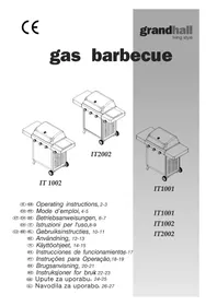 Notice GRANDHALL IT2002 Barbecue