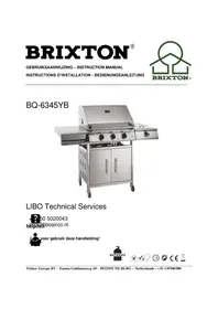 Notice Brixton BQ6345YB Barbecue