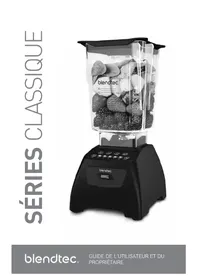 Notice BLENDTEC CLASSIC 475 Blender