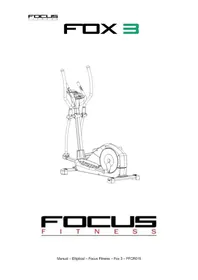 Notice Focus Fitness FOX 3 Vélo d'appartement