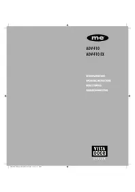 Notice ME ADVF10 Intercom