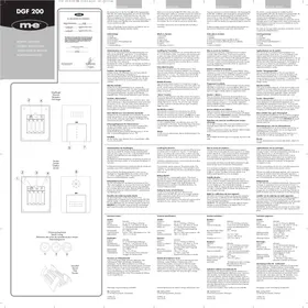 Notice ME DGF200 Caméra de surveillance