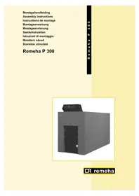 Notice Remeha P 300 Chaudière de chauffage central