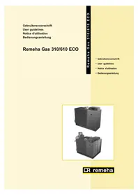 Notice Remeha GAS 310 ECO Chaudière de chauffage central