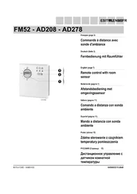 Notice Remeha FM52 Contrôleur de température