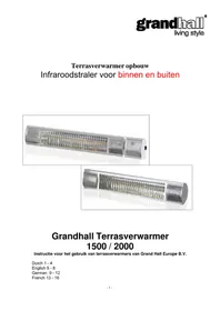 Notice GRANDHALL HEAT GLARE 2000 Chauffage