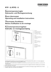 STIEBEL ELTRON RTPZ S - Thermostat