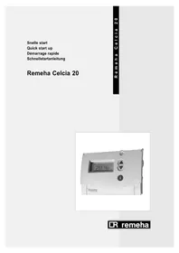 Notice Remeha CELCIA 20 Thermostat