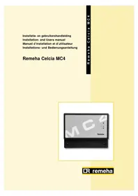 Notice Remeha CELCIA MC4 Thermostat