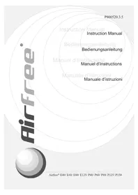 Notice Airfree P150 Purificateur d'air
