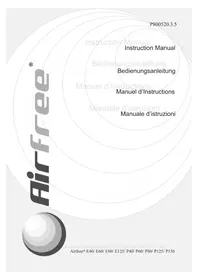 Notice Airfree E80 Purificateur d'air
