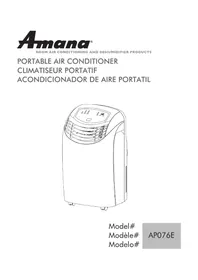 Notice AMANA AP076E Climatisation