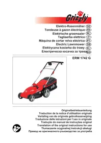 Notice Grizzly ERM 1742 G Lawn mower