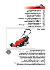 Notice Grizzly ERM 1846 G Lawn mower