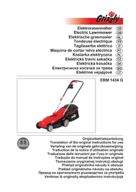 Notice Grizzly ERM 1434 G Lawn mower