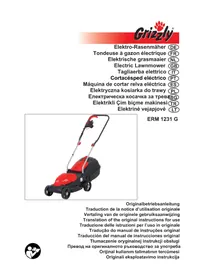 Notice Grizzly ERM 1231 G Lawn mower