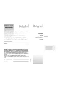 Notice Pelgrim MAG556RVS Microwave Oven
