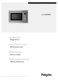 Notice Pelgrim MAG537RVS Microwave Oven