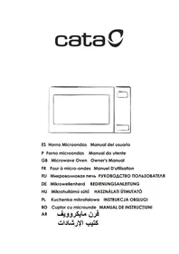 Notice CATA MC 32 DC Cuptor cu microunde