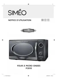 Notice SIMEO FC810 Four à micro-ondes
