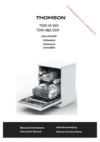 Notice THOMSON TDW 45 SILVER Lavavajillas