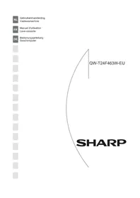 SHARP QWT24F463WEU - Vaatwassers