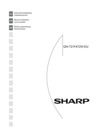 SHARP QWT21F472WEU - Vaatwassers