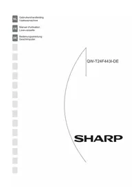 SHARP QWT24F443IDE - Vaatwassers