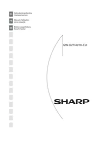 SHARP QWD21I491XEU - Vaatwassers