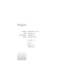 Notice Pelgrim GVW720ONY Dishwasher