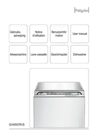 Notice Pelgrim GVW557RVS Dishwasher