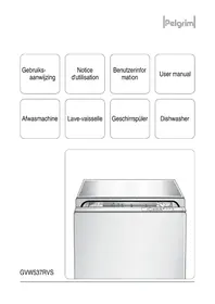 Notice Pelgrim GVW537RVS Dishwasher