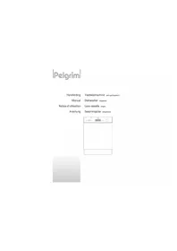 Notice Pelgrim GVW830RVS Dishwasher