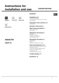 Aqualtis AQ83F 49 EU HOTPOINT-ARISTON