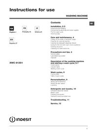 INDESIT XWC 81251 - Machine à laver
