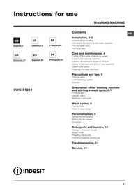 INDESIT XWC 71251 - Πλυντήριο