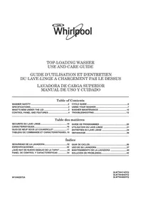 WHIRLPOOL 3LWTW4800YQ - Washing machine