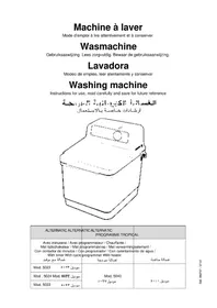 Notice CALOR 5027 Washing machine