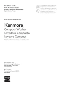 KENMORE 417.41912 - Washing machine