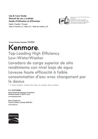 KENMORE 110.31632 - Washing machine