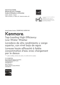 KENMORE 110.28133 - Washing machine