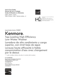 KENMORE 110.28102 - Washing machine
