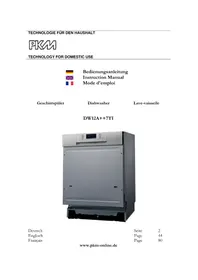 Notice PKM DW12A++7 Lave-vaisselle