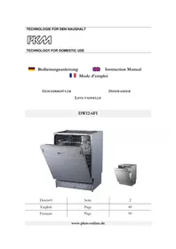 Notice PKM DW126FI Lave-vaisselle