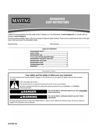 MAYTAG MDB8979SFZ - Dishwasher